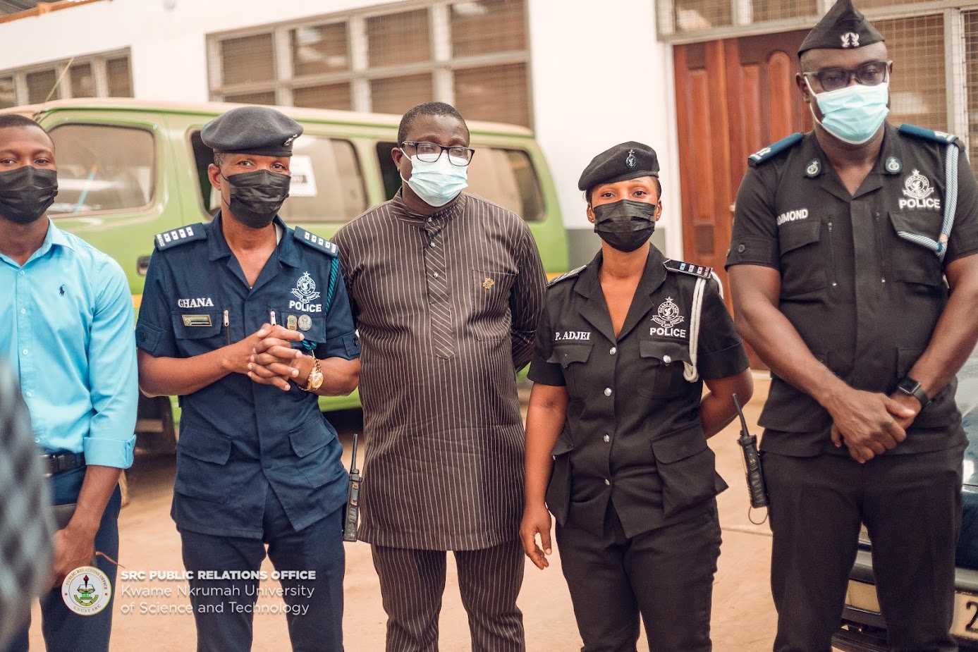 SRC DONATES VAN TO KNUST POLICE COMMAND